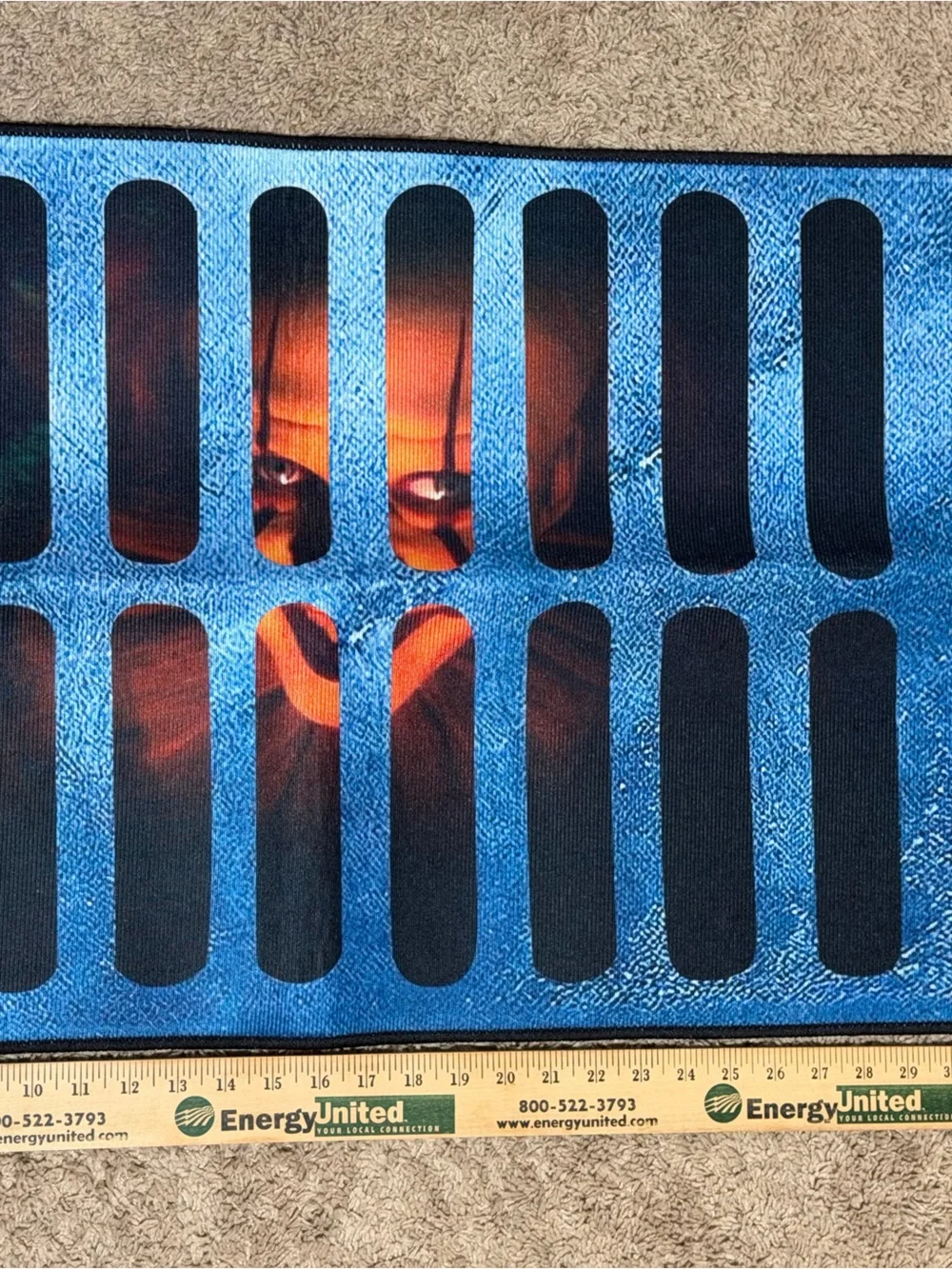 Pennywise Clown Door Mat 3D Illusion Halloween Decor- New